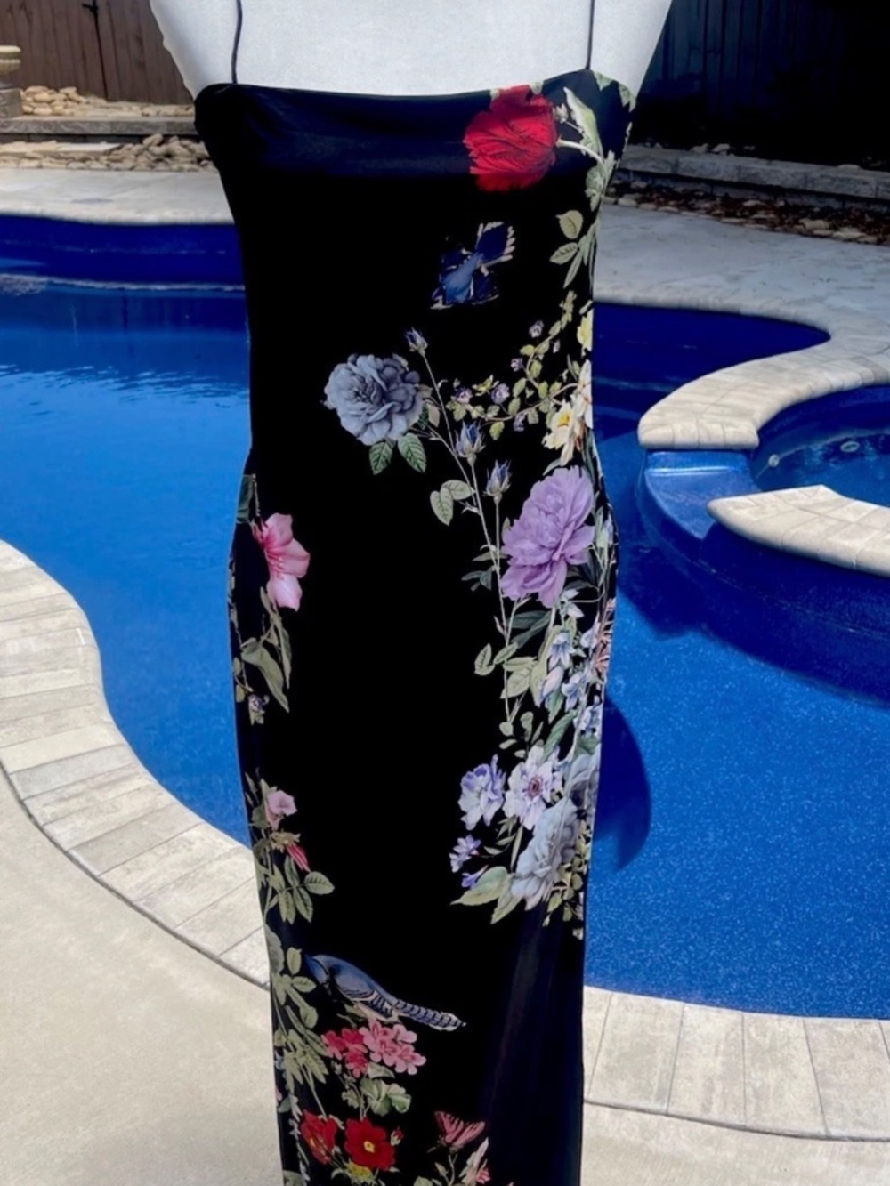 Alice + Olivia Fifi Maxi Dress In Venus Floral Sz 8 NWT $550 - Picture 10 of 13